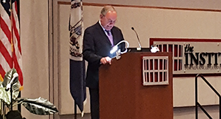 Mayor Gilstrap speaking